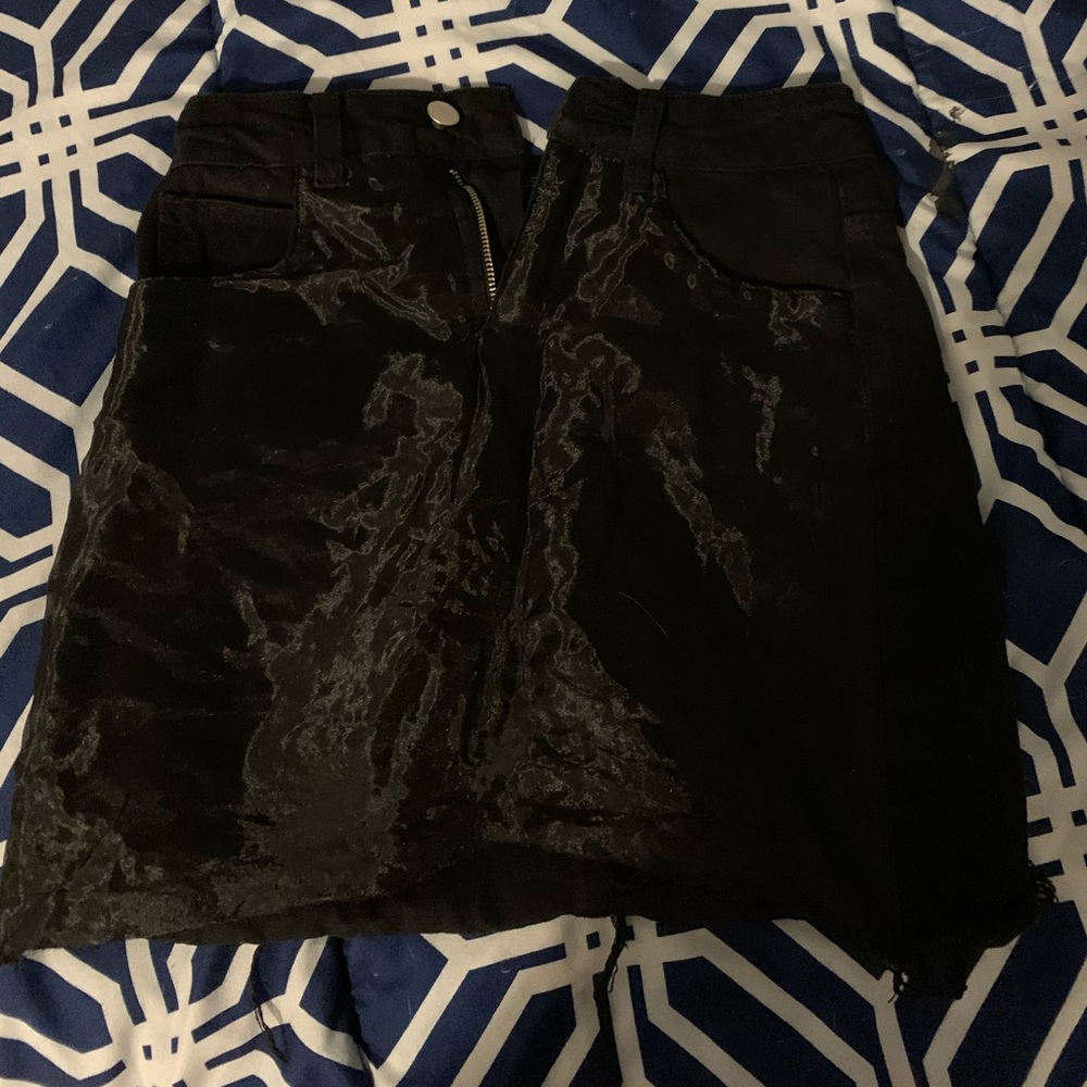 fashionnova jean skirt